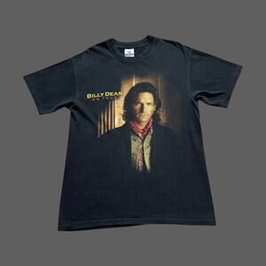 Vintage Billy Dean Country Music Tour Single Stitch T Shirt Size L GUC